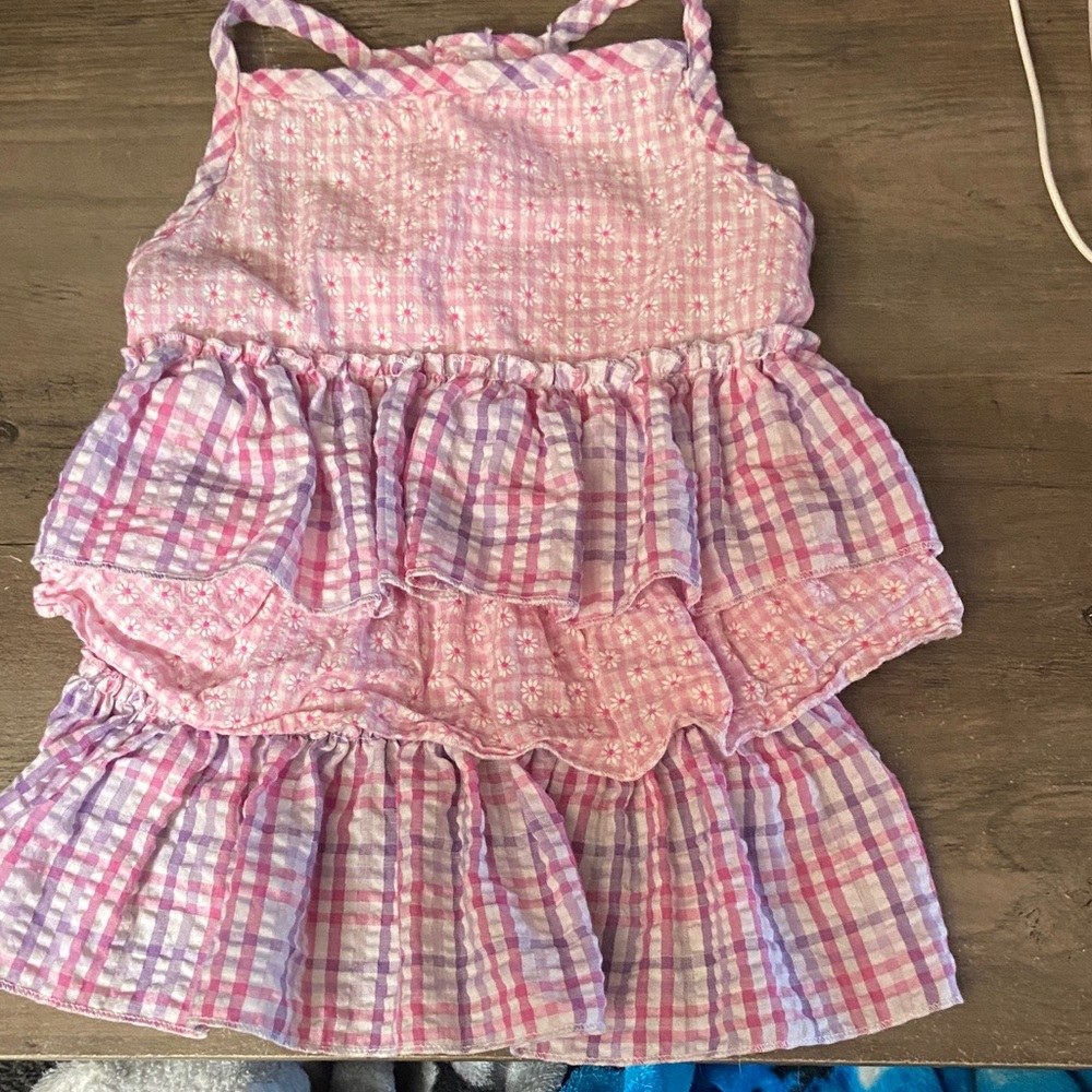 Zack & Zoey Pink and Purple Dog Dress